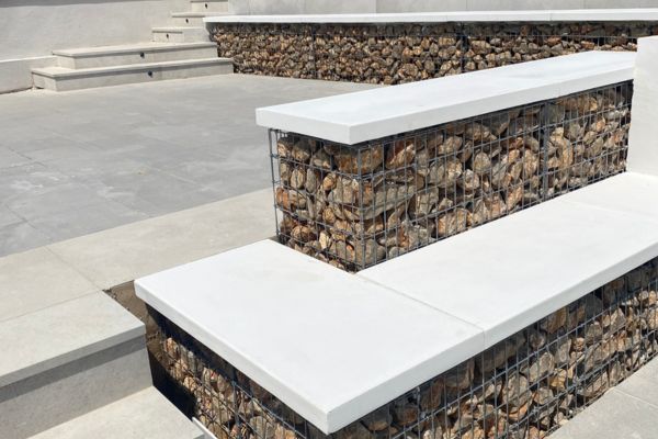 remate gavion hormigon